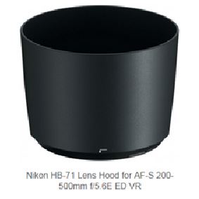 Lens hood for bird photography