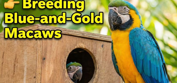 How to Breed Blue-and-Gold Macaws Ara ararauna Aviculture, Nesting, Diet